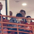 Predsednik Vučić prisustvuje utakmici između fudbalera Zvezde i Zenita