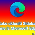 Kako ukloniti Sidebar dugme iz Microsoft Edge-a