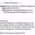 Studenti Kragujevca u blokadi tražili i dobili na korišćenje obe hale SPD „Radnički“