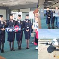 Er Srbija leti za Toronto! Istorijski let za Kanadu posle 32 godine, na aerodromu "Nikola Tesla" upriličena svečanost (foto)