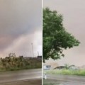 Apokaliptični snimci nevremena u Srbiji: Duva olujni vetar dok besni požar, grmljavina odzvanja Beogradom (video)