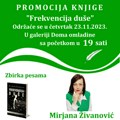 Promocija prve knjige Mirijane Živanović „Frekvencija duše“