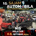 XV Sajam Automobila u Nišu od 4. do 6. oktobra