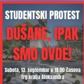 Večeras protest studenata i građana u Nišu