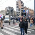 Blokiran saobraćaj na uglu Nemanjine i Ulice keza Miloša zbog protesta "Marš za pravosuđe"