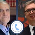 Vučić razgovarao telefonom sa predsednikom Irana Masudom Pezeškijanom