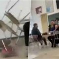 Lome stolice, gađaju nastavnicu Šok snimci iz škole u Crnoj Gori: Uključila se i policija u sve, ovo je epilog (video)
