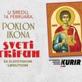 Proslavite Svetog Trifuna uz Kurir! U sredu, 14. Februara, Kurir vam poklanja ikonu Sveti Trifun sa zlatotiskom i molitvom