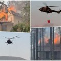 Bukti požar u popularnom vikend-naselju Vinci na Dunavu: Plamen progutao 50 vikendica, ljudi u šoku plaču, u toku evakuacija…