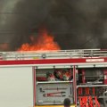 Požar u napuštenom objektu u Zemunu (VIDEO)