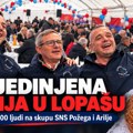 Više od 500 ljudi u Lopašu: Šatra premala za pristalice SNS!