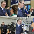 Veliko interesovanje stranih medija za Vučića u Dubaiju: Svi žele izjavu predsednika Srbije (foto)