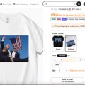Kineski trgovci zarađuju na majicama s likom ranjenog Trumpa