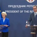 Vučić o "dugom" razgovoru s Fon der Lajen, iz EK stigao demanti: Sreli su se usputno
