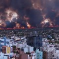 "Vatreni zid" preti da proguta milionski grad! Jezivi snimak kruži mrežama - nebo crno od dima, a plamen divlja (video)
