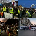 BLOG UŽIVO Danas blokada Pančevačkog mosta, protesti u više gradova Srbije