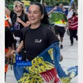 Petra Stojiljković iz Leskovca je studentkinja koja je u Briselu razvila zastavu svog grada