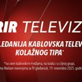 Kurir televizija je u sredu, 19. Novembra, bila najgledanija kablovska televizija kolažnog tipa