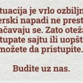 Hakerski napad i na portal niških Južnih vesti