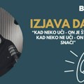 Izjava dana: „Kad neko uči, on je štreber, a kad neko ne uči – on se zna snaći“