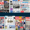 Насловне стране данашњих новина: Прелиставање штампе за четвртак, 7. мај 2026. године