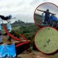 Devojku (21) bacili sa mosta pravo u smrt! Uznemirujući snimak, padala 40 metara: Zaboravili da je vežu konopcem, kamera…