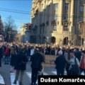 Završena sedmočasovna blokada u centru Beograda, studenti tražili uvid u birački spisak