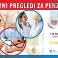 Besplatni zdravstveni pregledi i prezentacije za penzionere 9. i 10. marta u Oficirskom domu