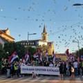 Večeras u Zrenjaninu održan treći skup pod nazivom „Građani protiv blokada“
