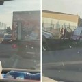 Saobraćajna nezgoda ispred Valjeva: Sudarili se automobil i vozilo javne službe