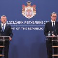 "Dogovorili smo kako da nastavimo vojnu saradnju," Vučić posle sastanka sa Pelegrinijem: "Zahvalni Slovačkoj na poštovanju…