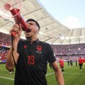 Skandalozan ispad albanskog fudbalera! Posle meča sa Hrvatskom uzeo megafon u ruke i sramno vređao Srbe i Makedonce! (video)