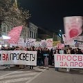 Prosvetari za prosvetu: U Kragujevcu održan veliki protestni skup