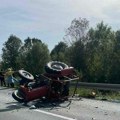 Traktor sleteo s puta: Teška nesreća kod Guče: Vozač teško povređen