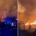 "Prvo smo čuli vatromet, pa detonacije": Svedoci se oglasili o velikom požaru na Novom Beogradu (video)