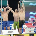 Bravo! Muška štafeta Srbije 4x100 metara slobodno osvojila zlatnu medalju na EP