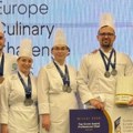 Brdo medalja i pehara za studente gastronomije iz Novog Sada