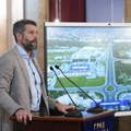 Šapić u Memorijalnom centru Staro sajmište, u toku završni radovi
