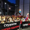 Novi protest opozicije "Srbija protiv nasilja" u Beogradu: Demonstranti šetali do zgrade Ministarstva prosvete i pravde