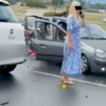 Страшан удес код Хиподрома: Сударило се више аутомобила, полиција на лицу места, једно возило смрскано