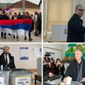 Izbori na Kosovu: Veliko interesovanje Srba od ranog jutra, na glasanje krenuli u koloni i razvili trobojku (foto)