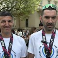 Milan Petrović, slepi trkač iz Srbije, završio maraton u Londonu