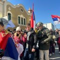 Protest podrške srpskim maturantima na Kosovu: Bez razbacivanja sloganom „Nema predaje“