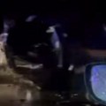Teška saobraćajka kod isključenja za Mladenovac: Automobil totalno uništen, prevrnuo se na krov