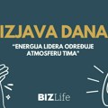 Izjava dana: „Energija lidera određuje atmosferu tima“