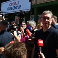 Вучић наставио посету Јабланичком округу, обилази радове на Дечјем диспанзеру у Лесковцу