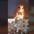Lutke sa likom Vučića i Putina spaljene u Hrvatskoj