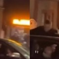 Nogama šutira automobil, A onda pesnicama udara vozača: Drama na Medakoviću: Snimak tuče šokirao mnoge (video)