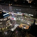 Studenti iz cele Srbije stigli u Beograd! Kragujevački studenti: „Evo naše pešadije, iz (srca) Šumadije“ (VIDEO)