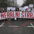 Studenti u Beogradu protest završili skupom ispred zgrade RTS-a